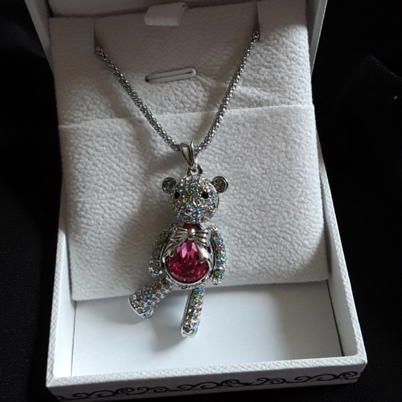 TEDDY BEAR PENDANT NECKLACE - Picture 6 of 8